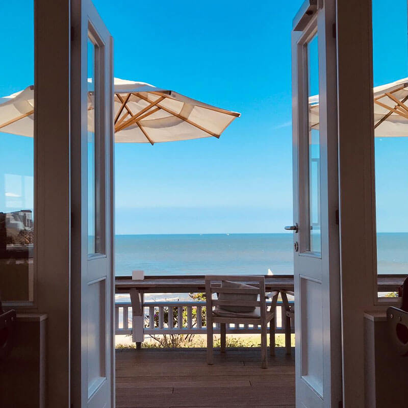 Karibischer Ausblick auf Norderney aus der Marienhöhe Norderney.